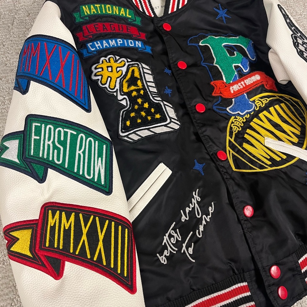 First Row Varsity Jacket Multicolor - image 3